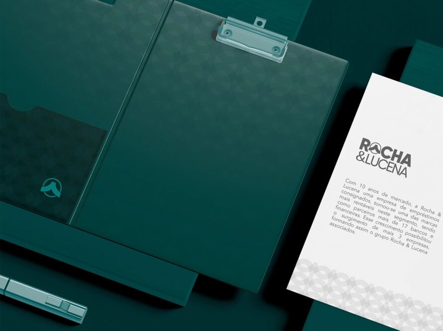 grupo rocha e lucena identidade visual wencriativo